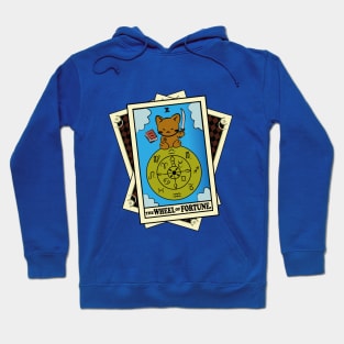 TAROT CARDS DECK | THE WHEEL OF FORTUNE. | FORTUNE CAT Hoodie